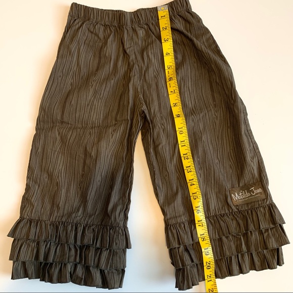 Matilda Jane Size 4 Girls Brown Ruffles Pants - Picture 7 of 7